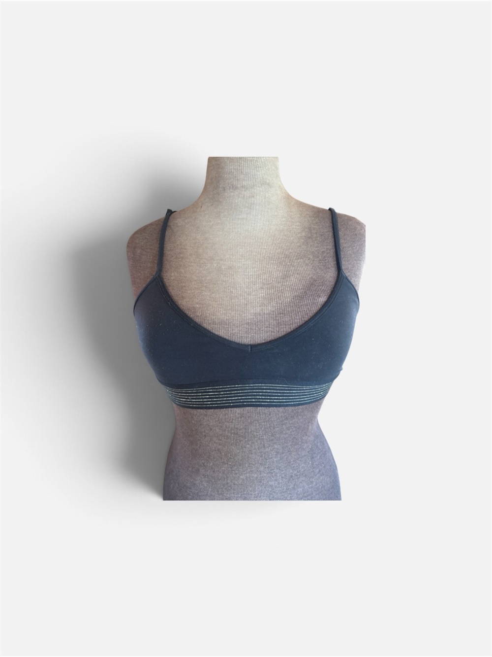 Lululemon principal dancer Bralette - Black and golden lining size 2